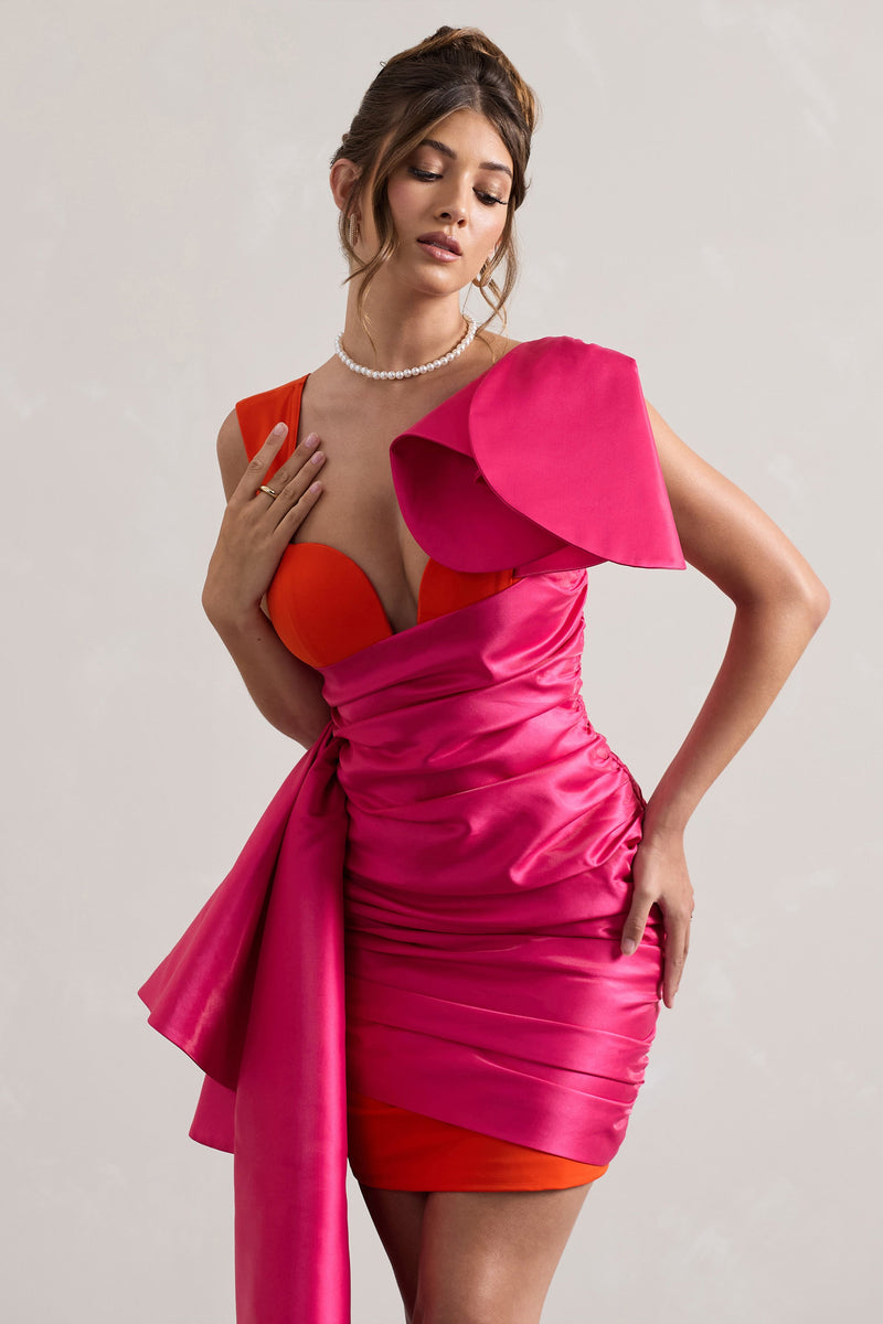 Mini robe Lorin en satin ivoire main image 1