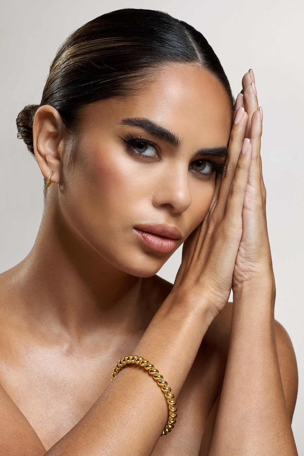 Garland | Bracelet doré torsadé