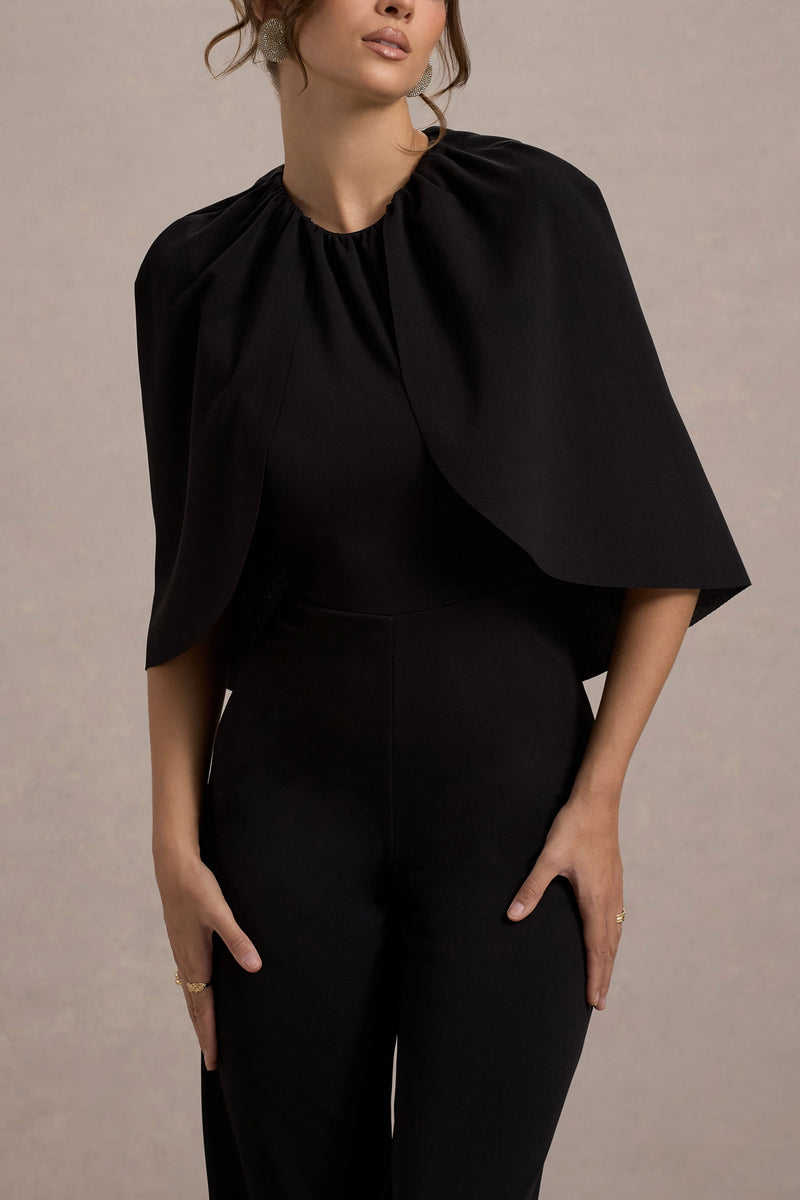 Hiand Cape set combinaison [U-3] ハイアンド Combinaison avec cape longue couleur noir et orange