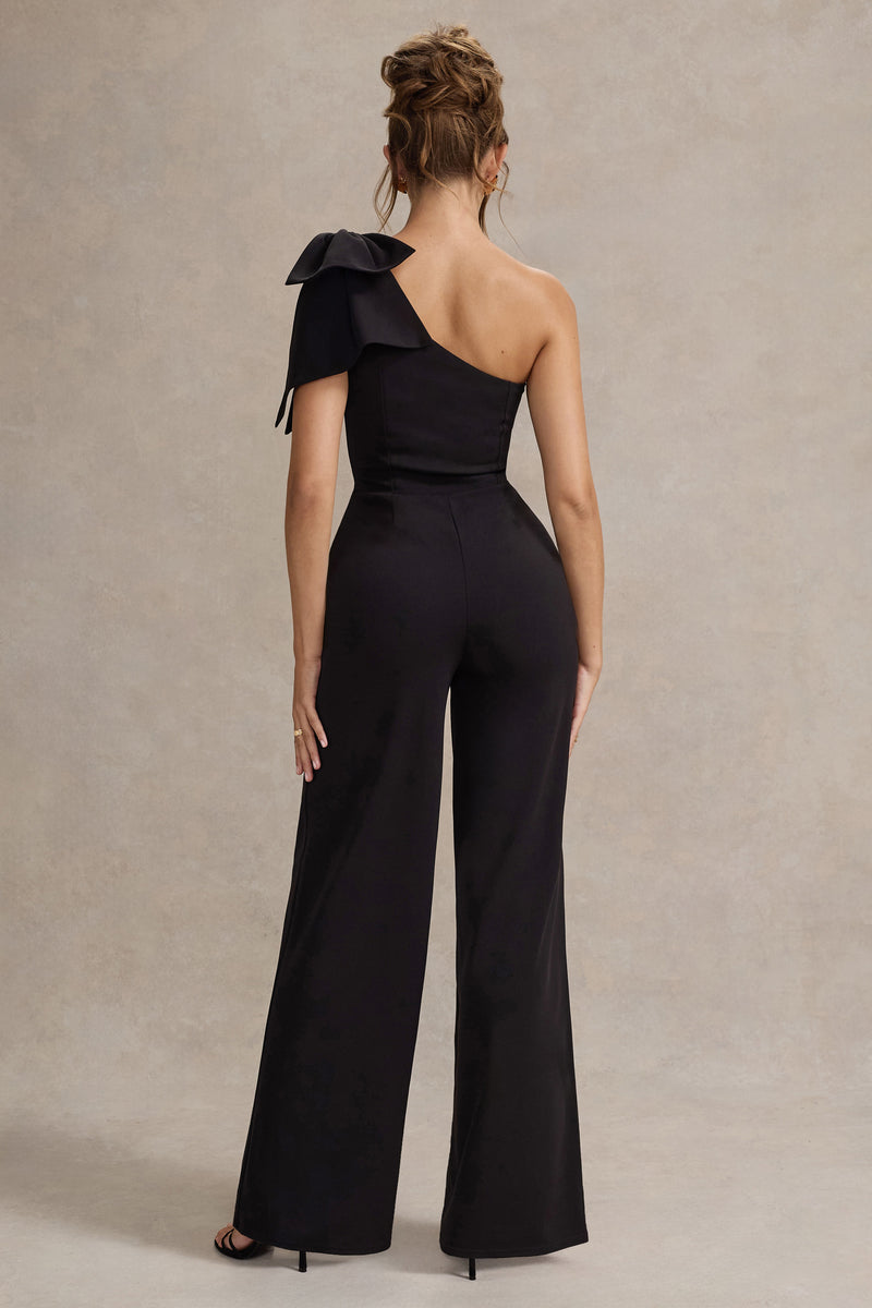 Combinaison (Jumpsuit) Blanche Femme Jay Godfrey - Jambes Larges, épaule Dénudée, Taille 2/4