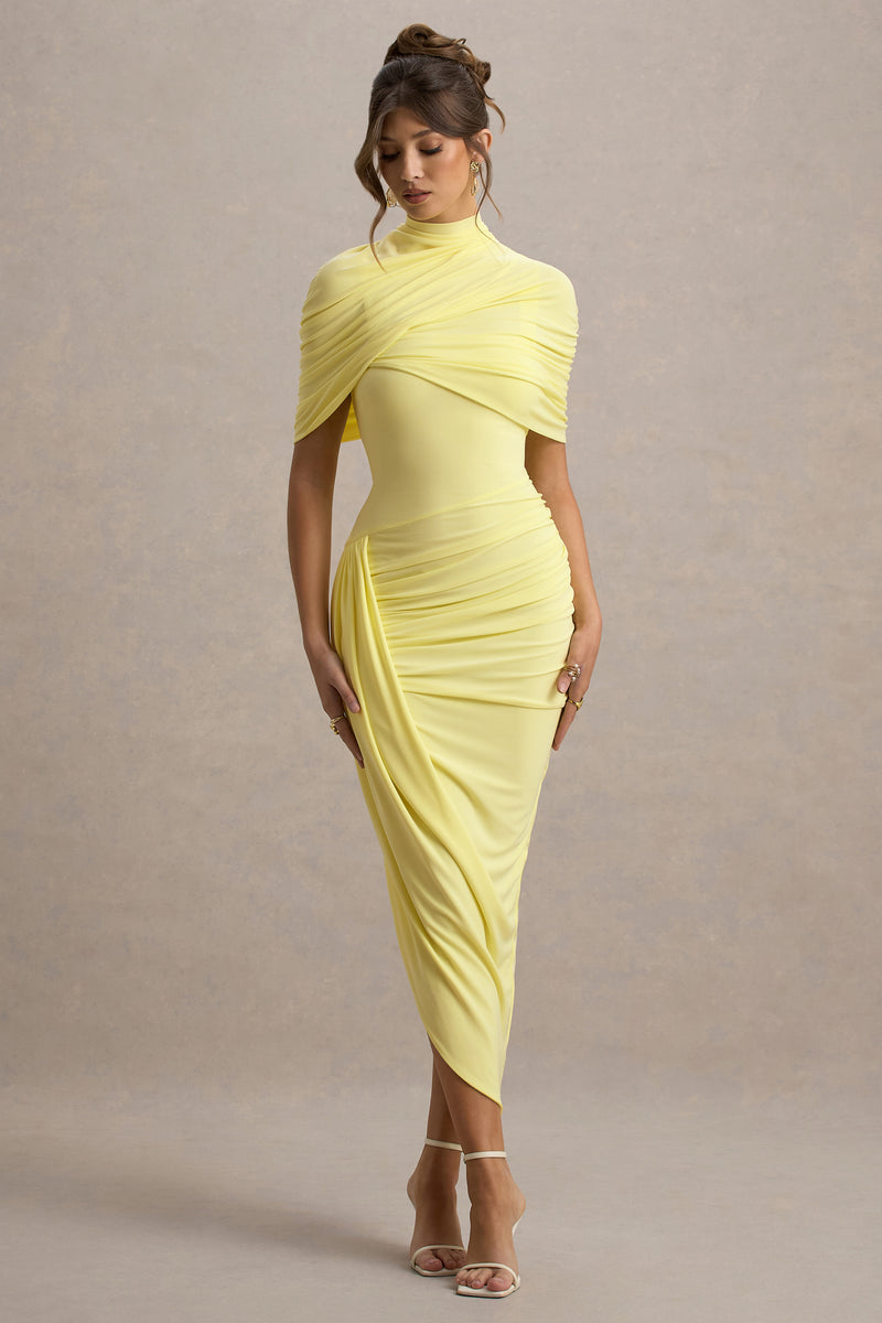 Solene Robe Longue Citron