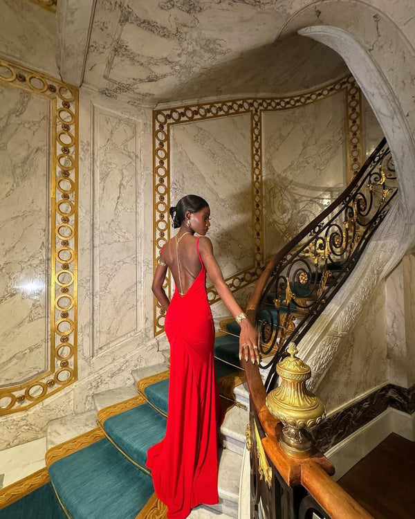 Glamour Rouge et Or avec Club L