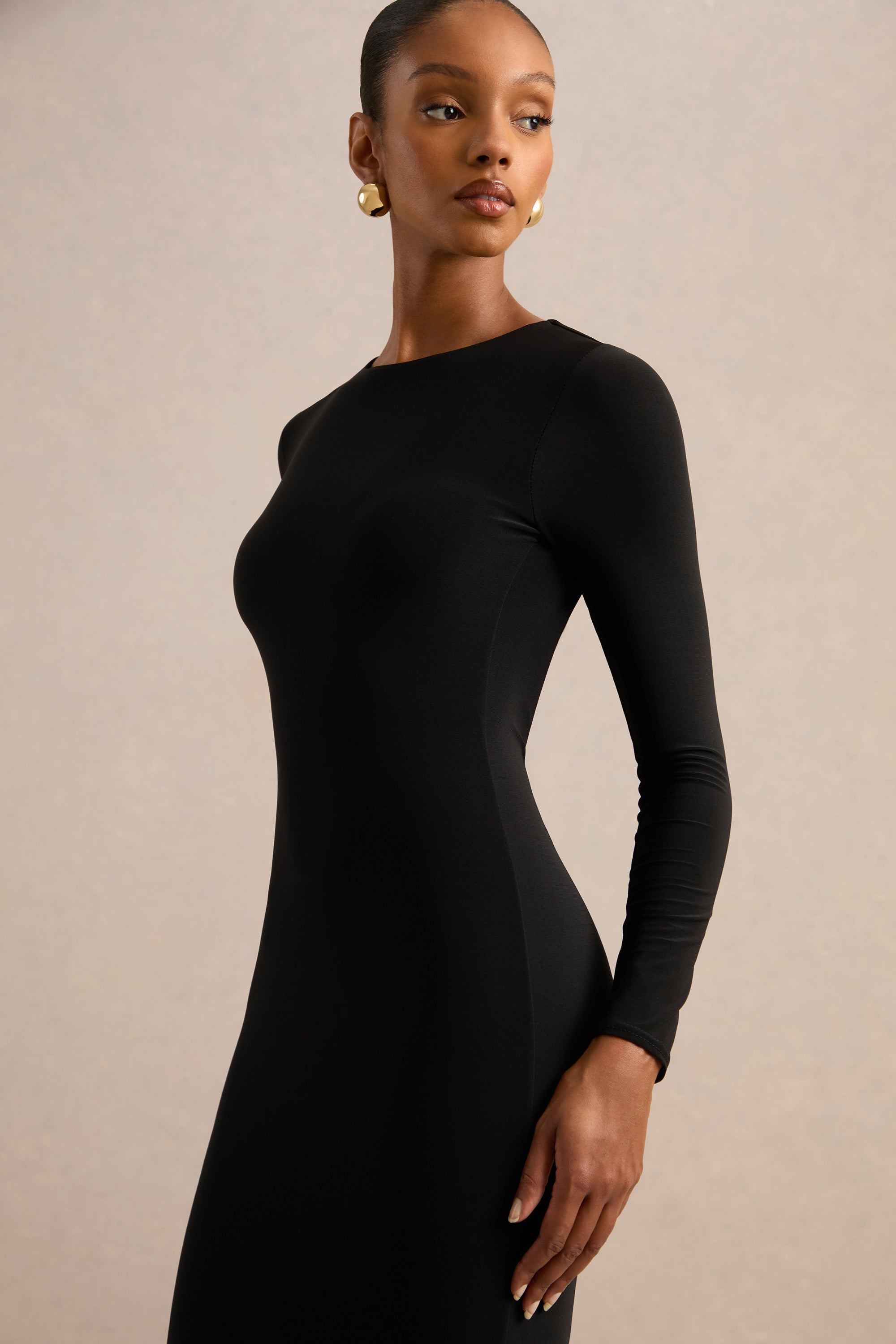 ECM_HR_CL126332002 - One Step Ahead _ Black Long Sleeve Backless Fishtail Maxi Dress 5.jpg