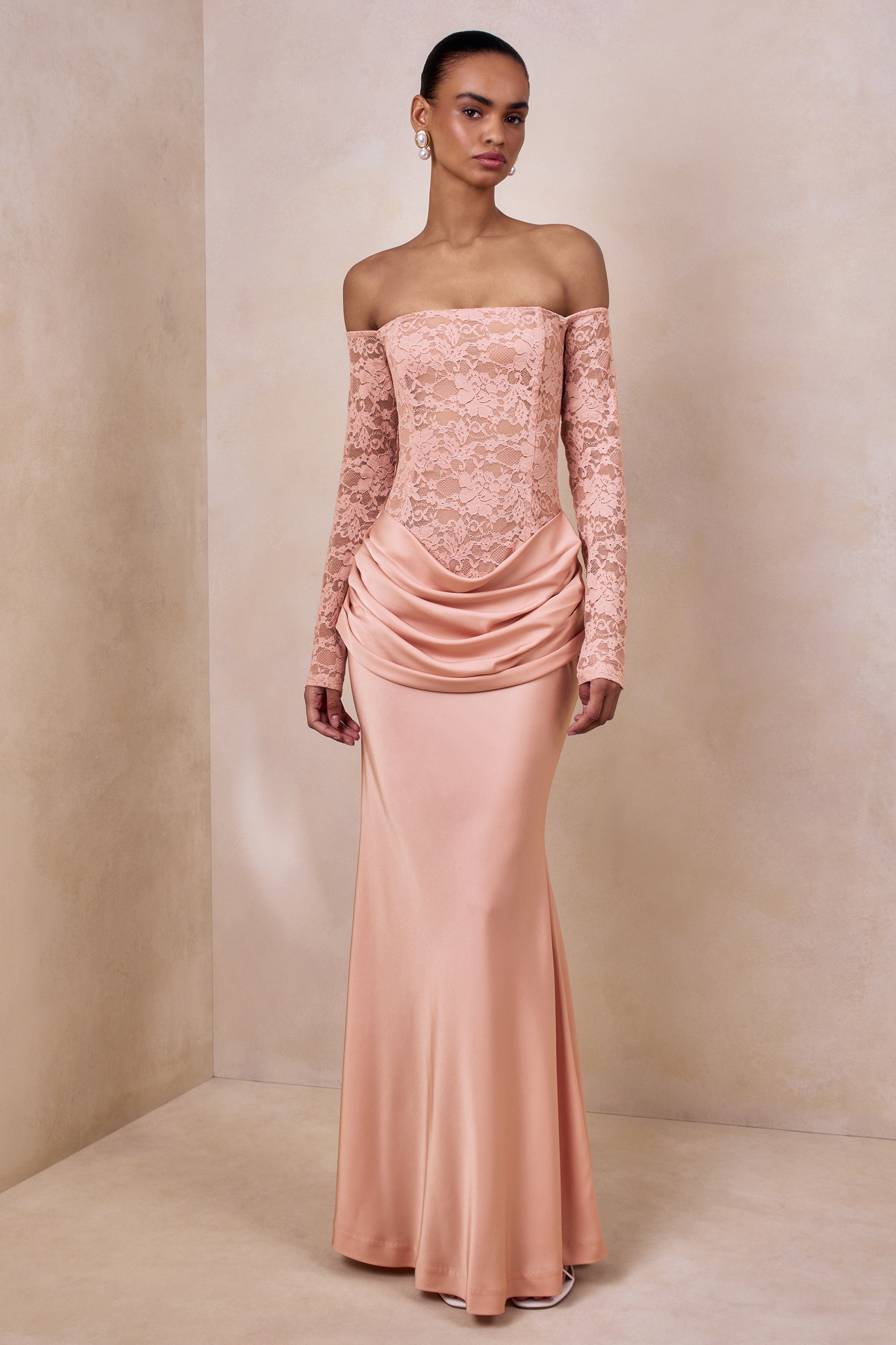 ECM_HR_CL137217084 - Rinna | Pink Lace Bardot-Neck Maxi Dress 01.jpg