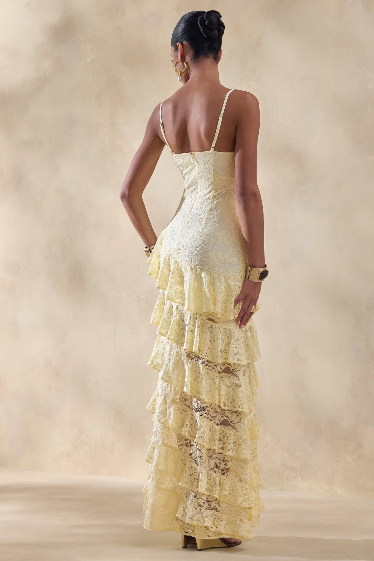 ECM_HR_CL137236121 - Avelisse | Lemon Lace Plunge-Neck Maxi Dress With Ruffled Detailing 5.jpg