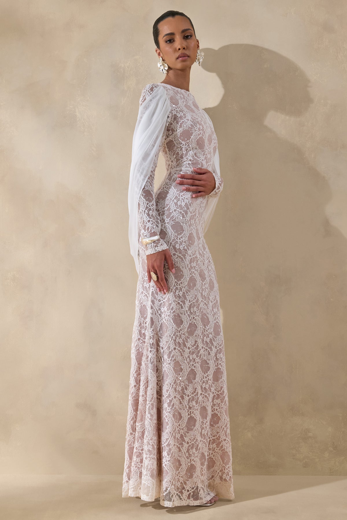 ECM_HR_CL137239110 - Nabina | White Lace Crew-Neck Maxi Dress With Draped Back-Detail 2.jpg