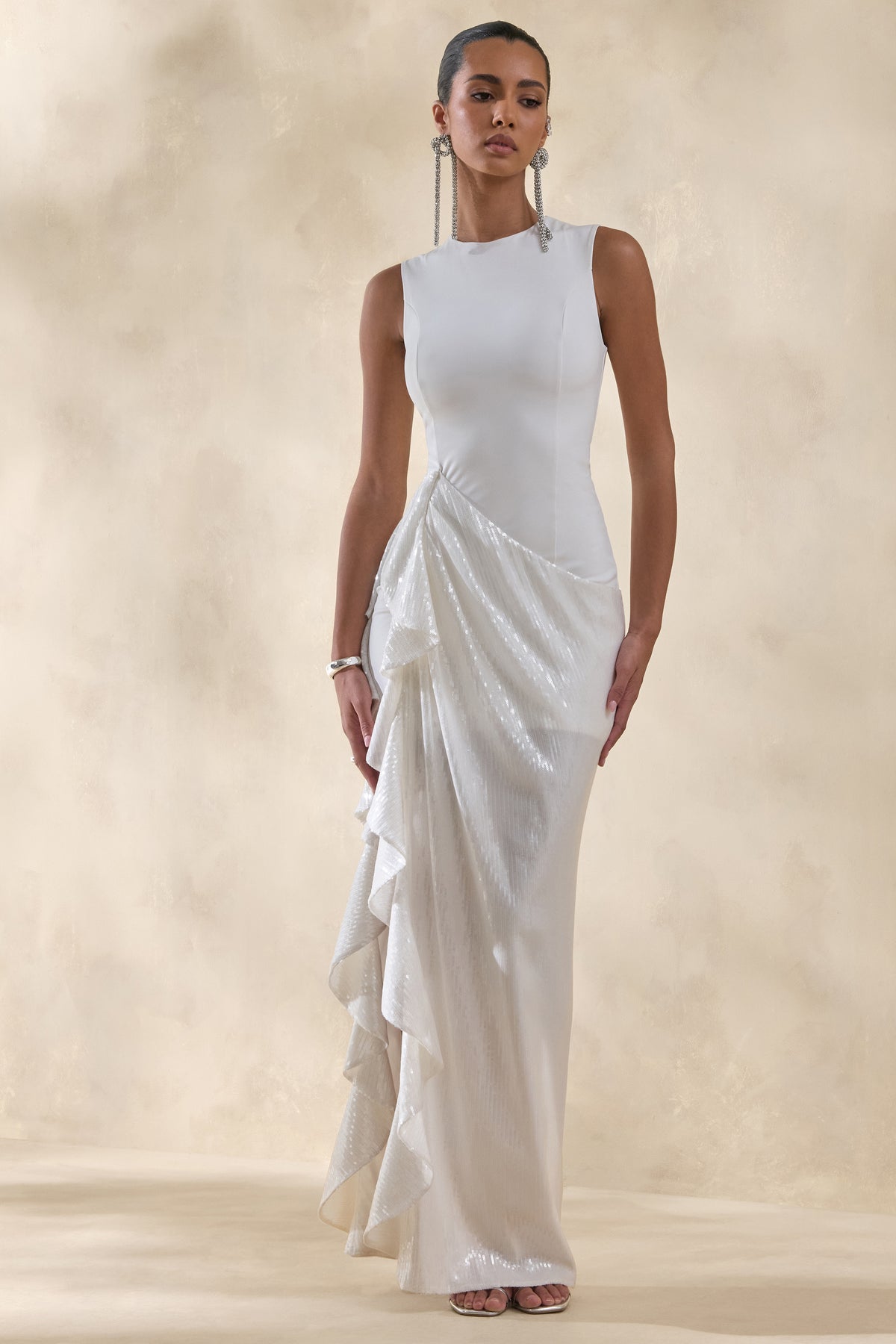 ECM_HR_CL137249110 - Ada | White Crew-Neck Maxi Dress With Sheer Skirt And Ruffled Detailing5.jpg
