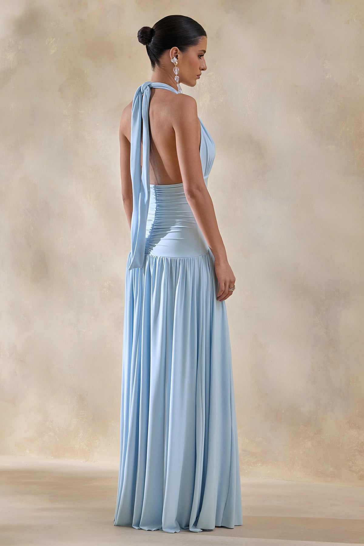CL137280016 - Bettina | Powder-Blue Plunge-Neck Maxi Dress With Gathered-Detailing 06.jpg
