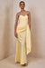 CL137284121 - Oakley | Lemon Satin Bandeau Maxi Dress With Draped Skirt_01.jpg