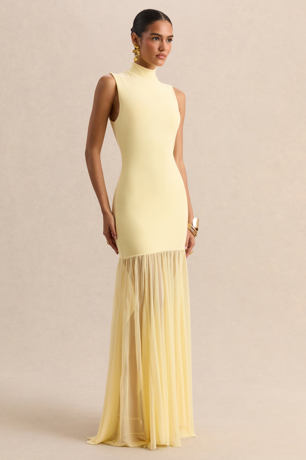 ECM_HR_CL137295121 - Felina - Lemon High-Neck Maxi Dress With Sheer-Skirt 02.jpg