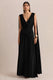 CL13729900106_ECM_HR_CL137299001_-_Amelisse___Black_Plunge-Neck_Maxi_Dress_With_Ruched-Detailing_06