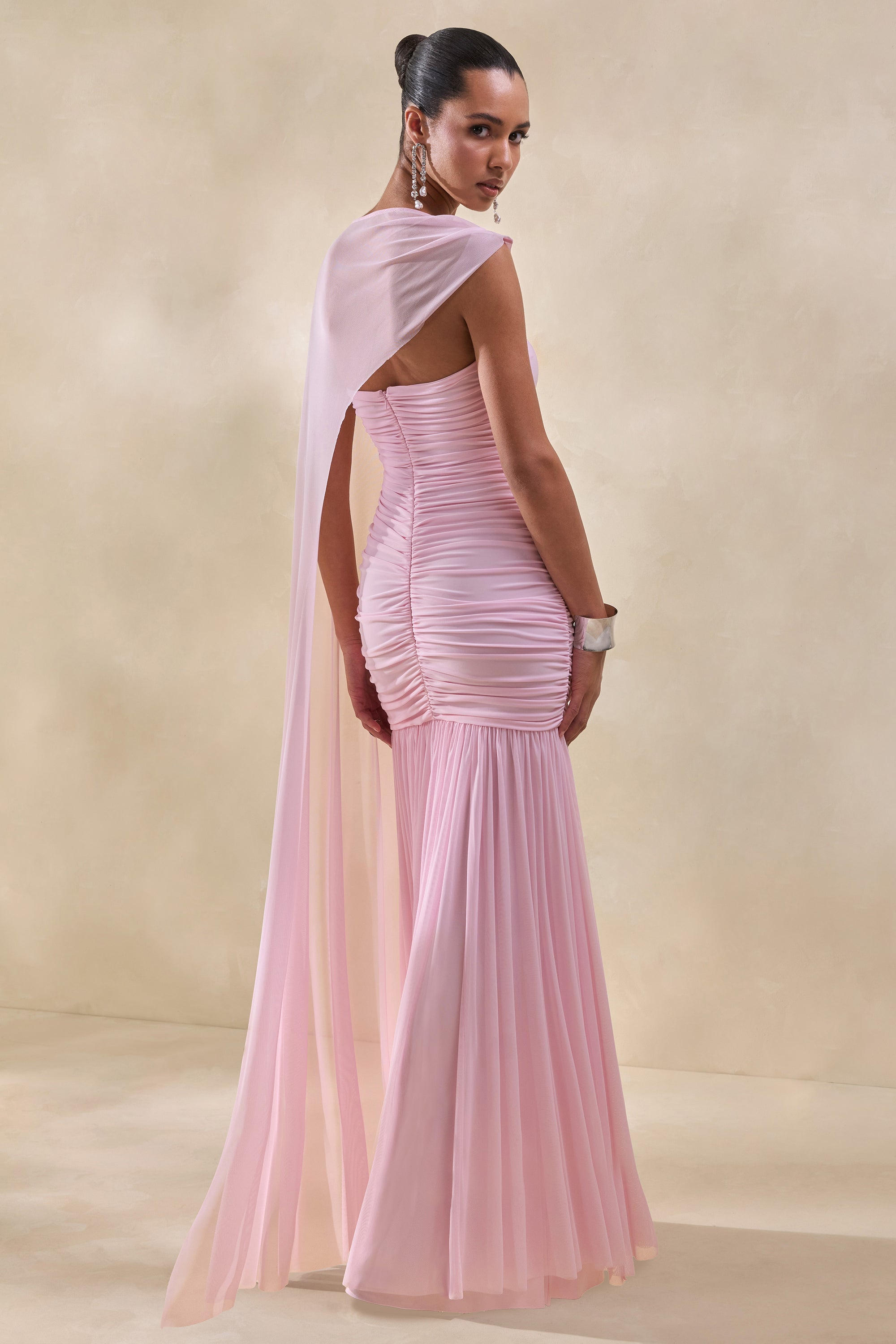 ECM_HR_CL137316084 - Ivanka _ Pink Bandeau Maxi Dress With Cape Sleeve 7.jpg