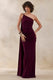 ECM_HR_CL137550102 - Bettine | Burgundy Asymmetric-Neck Maxi Dress With Cape-Sleeve 0.jpg