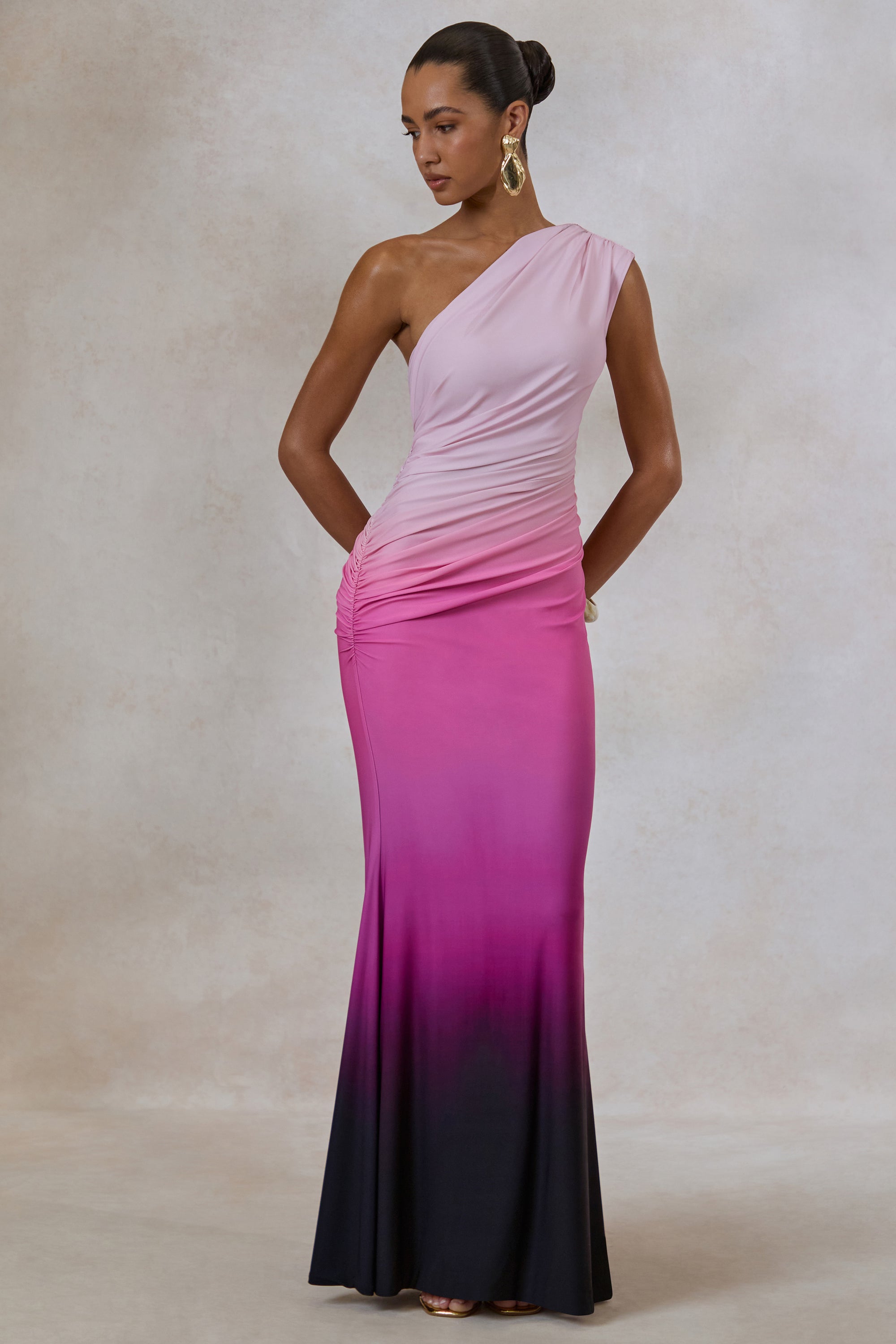 ECM_HR_CL137588234 - Lauretta _ Pink Ombre Asymmetric Maxi Dress With Ruching0.jpg