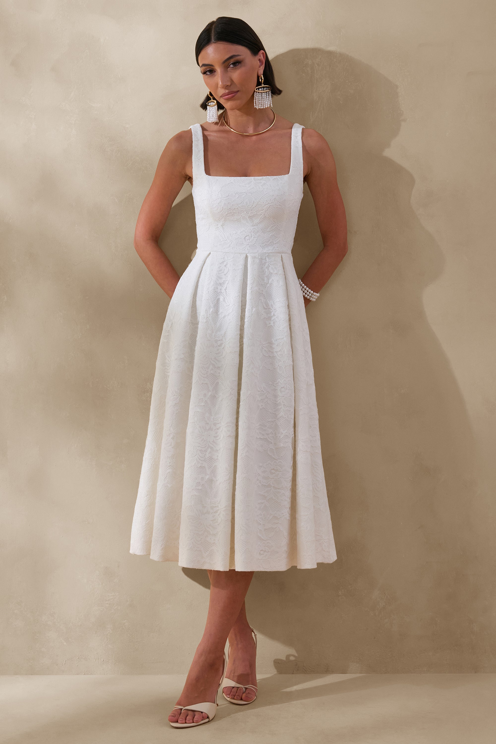 ECM_HR_CL137603110 - Ashmara _ White Lace Square-Neck Midi Dress 2.jpg