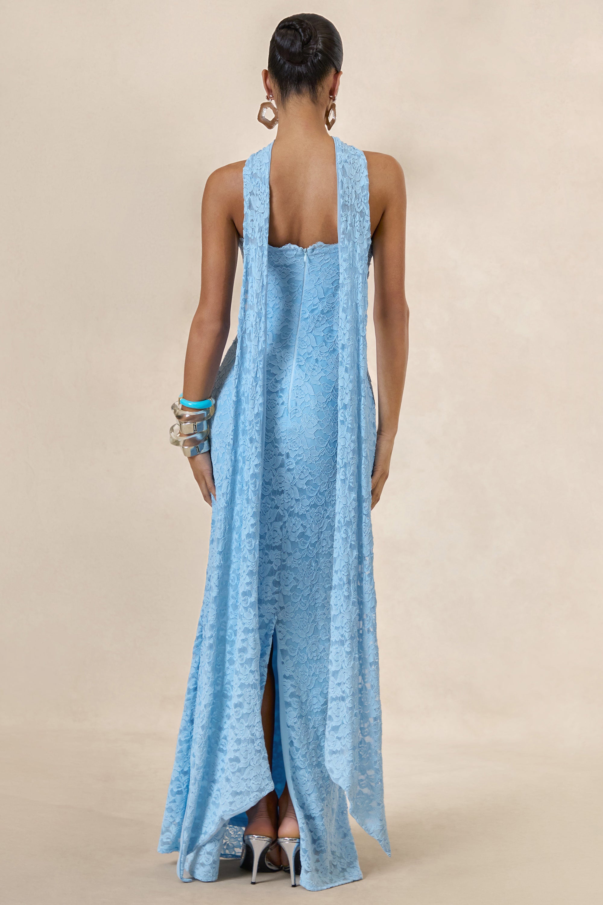 CL137628013 - Massima _ Light Blue Lace Bandeau Maxi Dress With Scarf-Detail5.jpg
