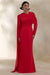 ECM_HR_CL137671100 - Heliora | Red V-Neck Maxi Dress With Sash And Draped-Detail2.jpg
