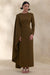 ECM_HR_CL137672031 - Jovea | Olive Round-Neck Maxi Dress With Cape-Sleeve 0.jpg