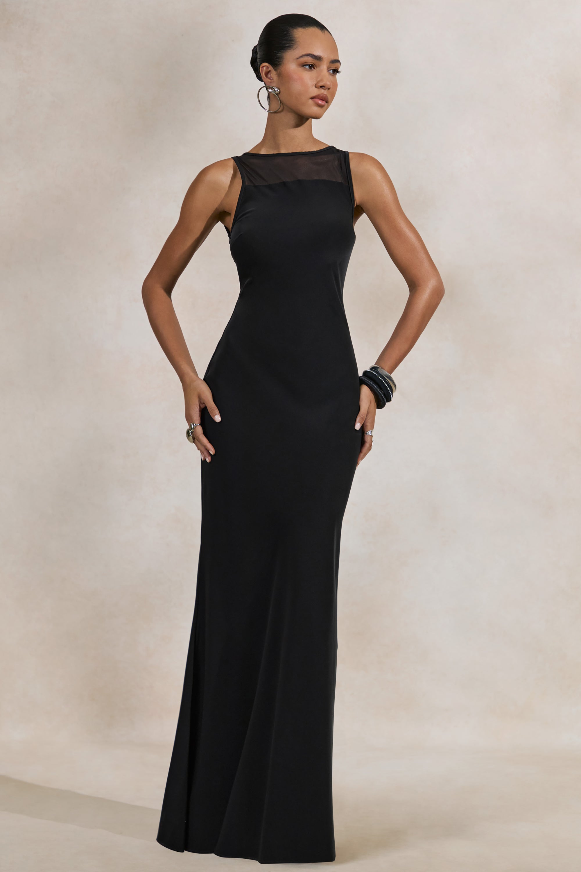 ECM_HR_CL137713001---Avessia-_-Black-Satin-Round-Neckline-Maxi-Dress-With-Sheer-Detailing-2.jpg
