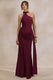 ECM_HR_CL137729102 - Aevina _ Burgundy Satin Asymmetric-Neck Maxi Dress With Sash-Detail0.jpg