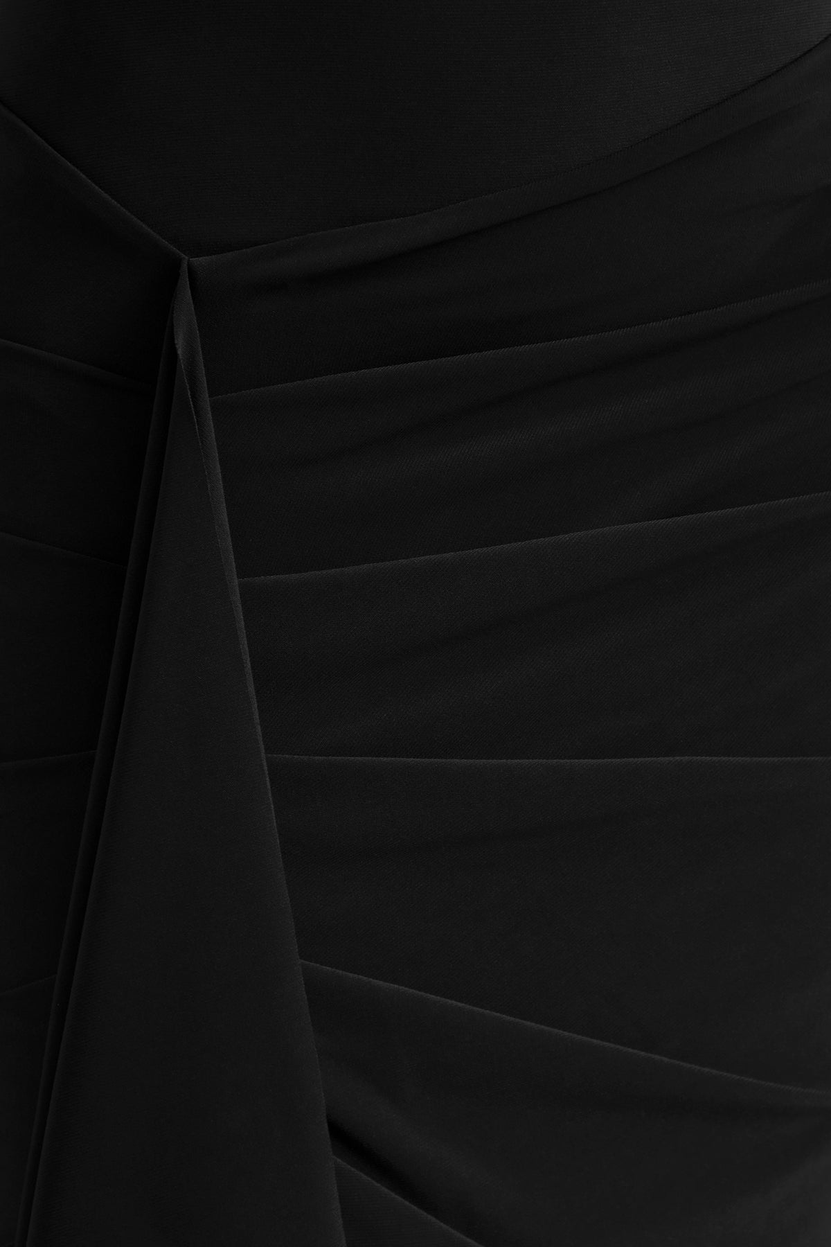 CL137832001 Inessa | Black Midi Skirt With Ruffled Detailing5.jpg