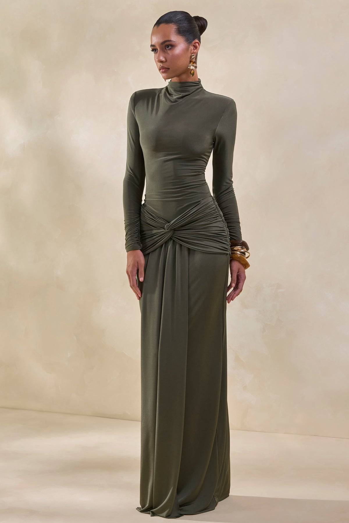 ECM_HR_CL137834035---Theria-Khaki-Maxi-Skirt-With-Gathering-And-Knot-Detail-+-ECM_HR_CL137818035---Lyanna-Khaki-Turtle-Neck-Bodysuit1.jpg