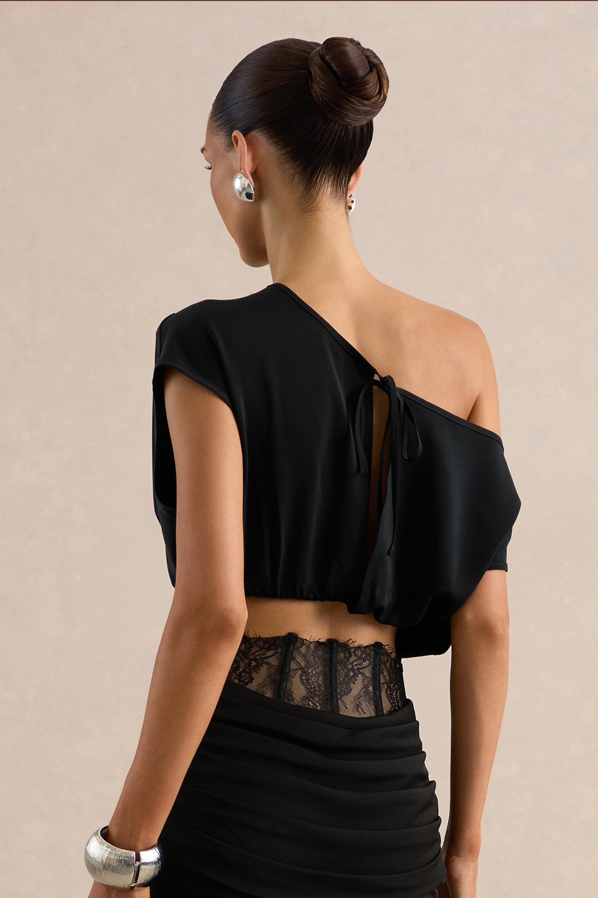 ECM_HR_CL137857001 - Yaselle | Black Satin Asymmetric-Neck Crop-Top 12.jpg