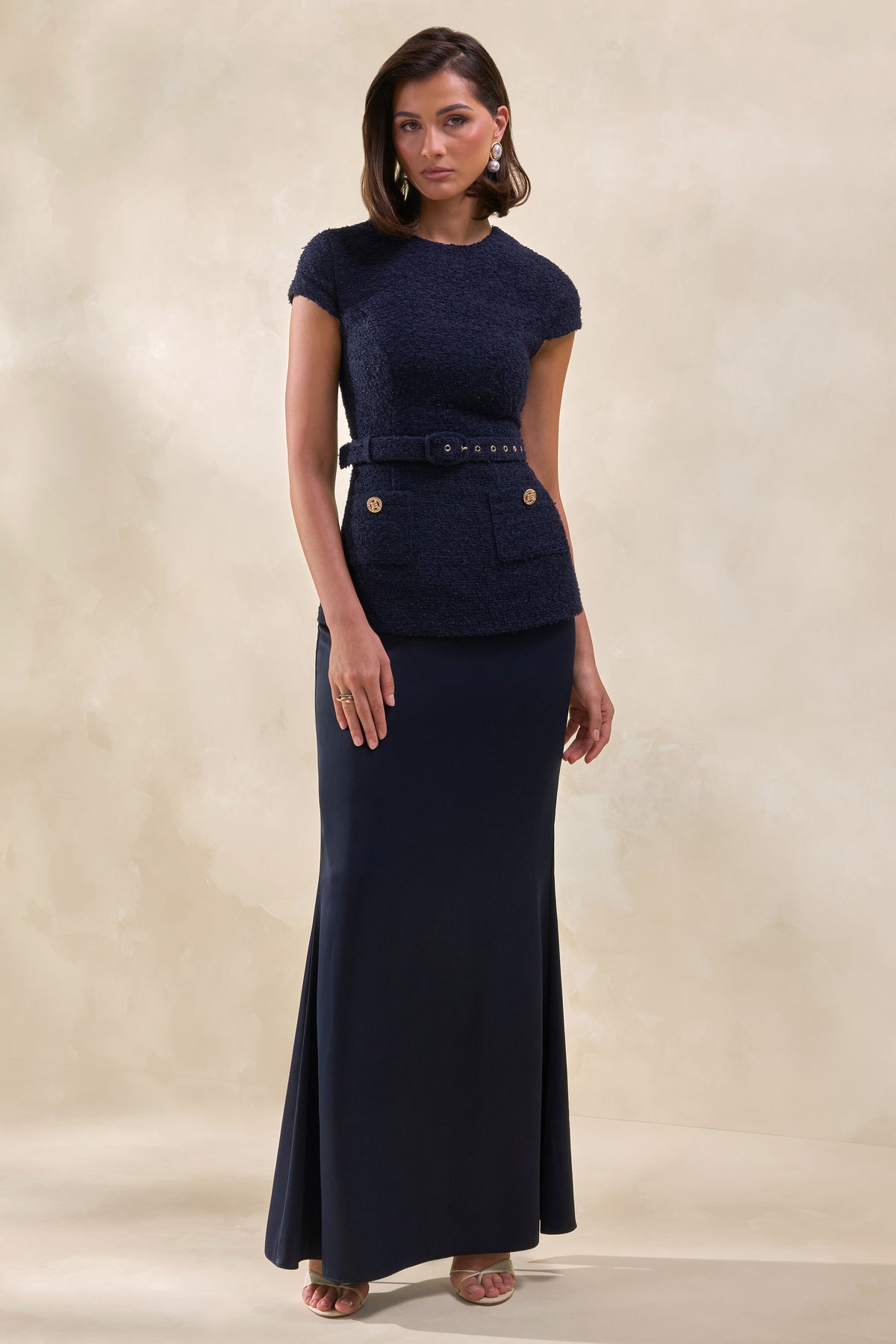 ECM_HR_CL137915010 - Whispera _ Navy Crew-Neck Maxi Dress With Satin Skirt And Pocket-Details 0.jpg