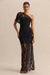 ECMH-HR-CL137941001 - Fressia - Black Lace Asymmetric-Neck Maxi Dress With Draped-Detailing 01.jpg