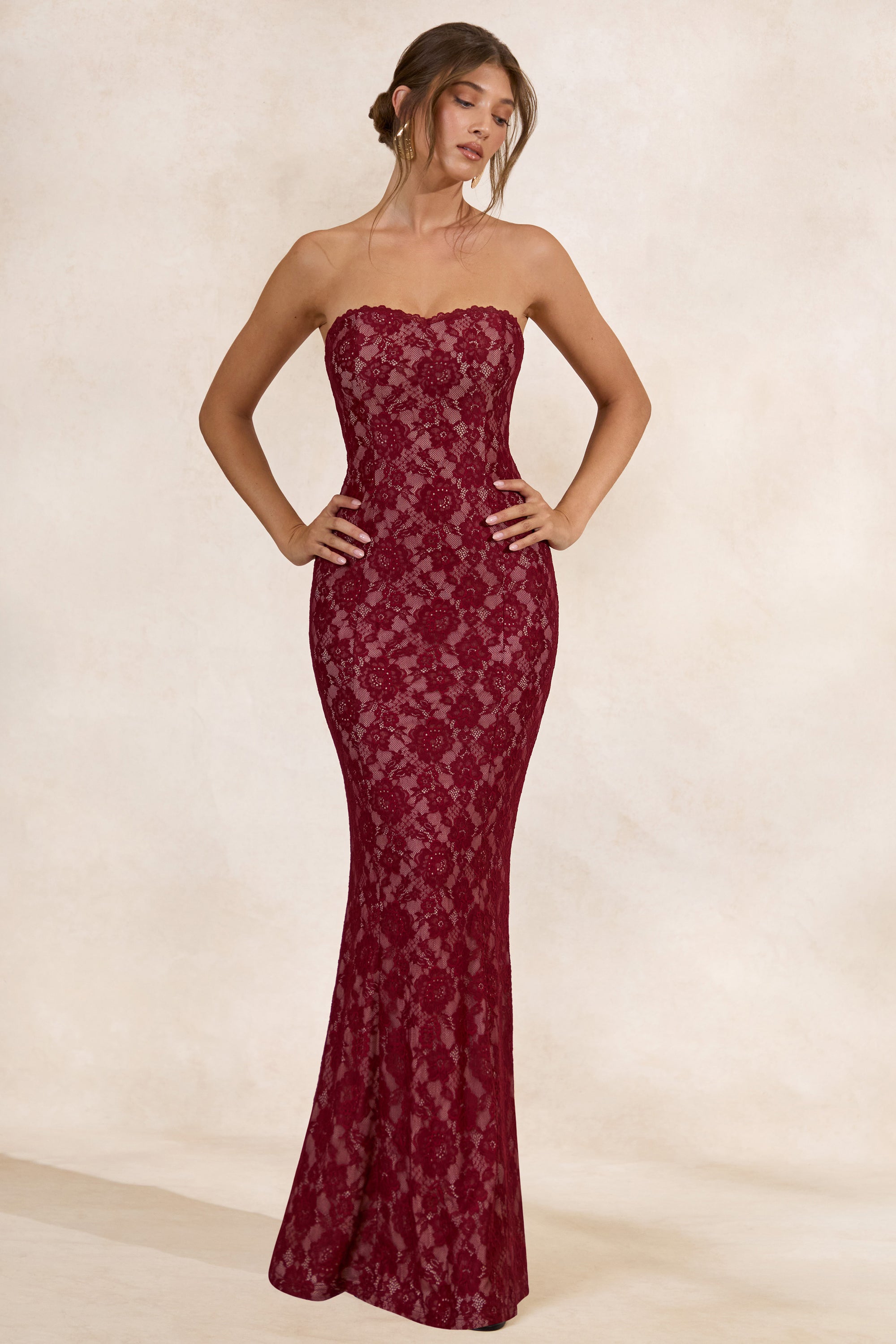 CL137971100 - Mirellia _ Dark Red Lace Sweetheart-Neck Maxi Dress7.jpg