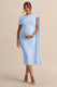 ECM_HR_CL138106013  - Braelyn Powder Blue Asymmetric-Neck Maternity Midi Dress With Gathered Detailing And Sash 1.jpg