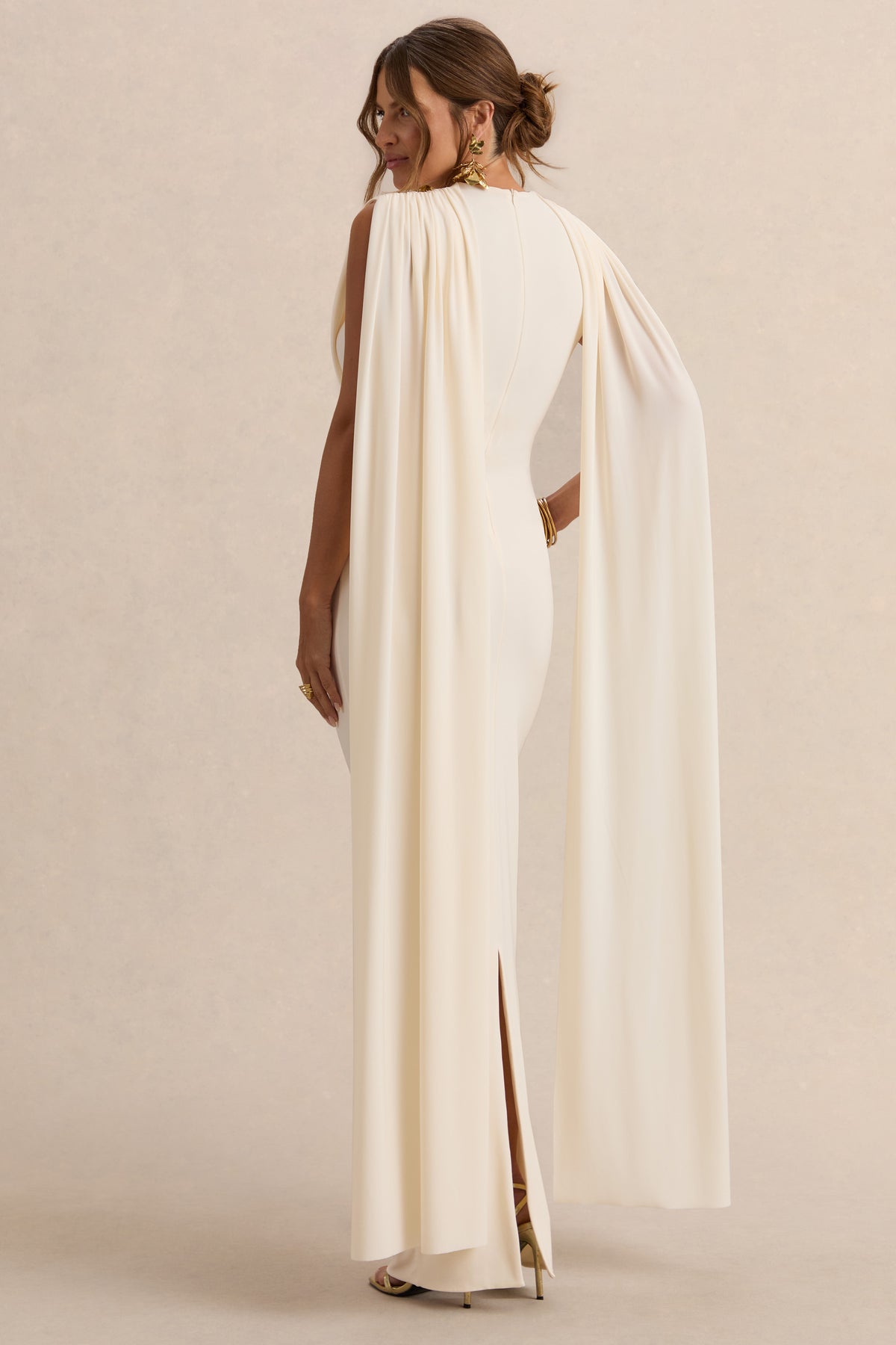ECM_HR_CL138110111 - Belva Cream Round-Neck Maternity Maxi Dress With Cape Detail 5.jpg