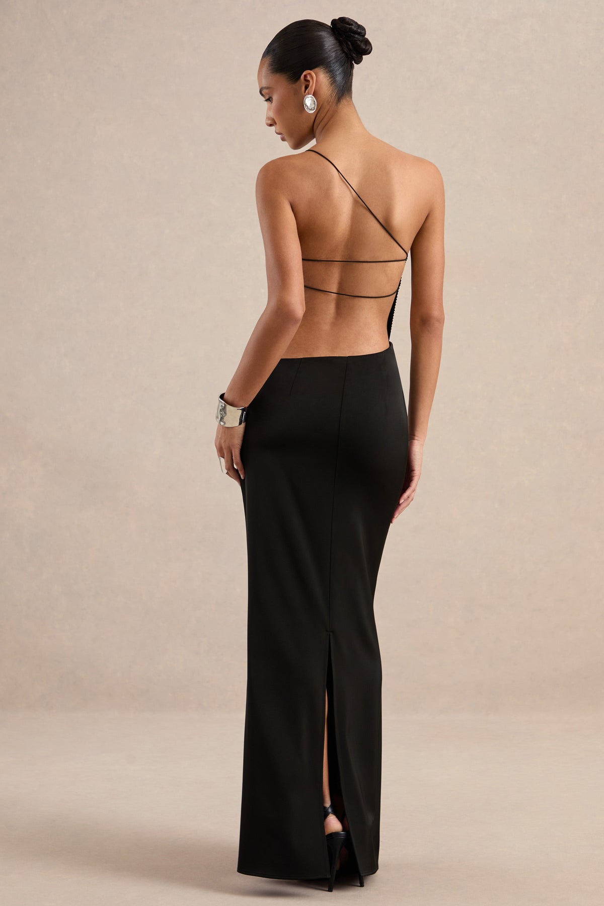 CL13836000106_ECM_HR_CL138360001_-_Lianae_-_Black_Satin_Diamante_Maxi_Dress_With_Body_Cut_Out_and_Open_Back5