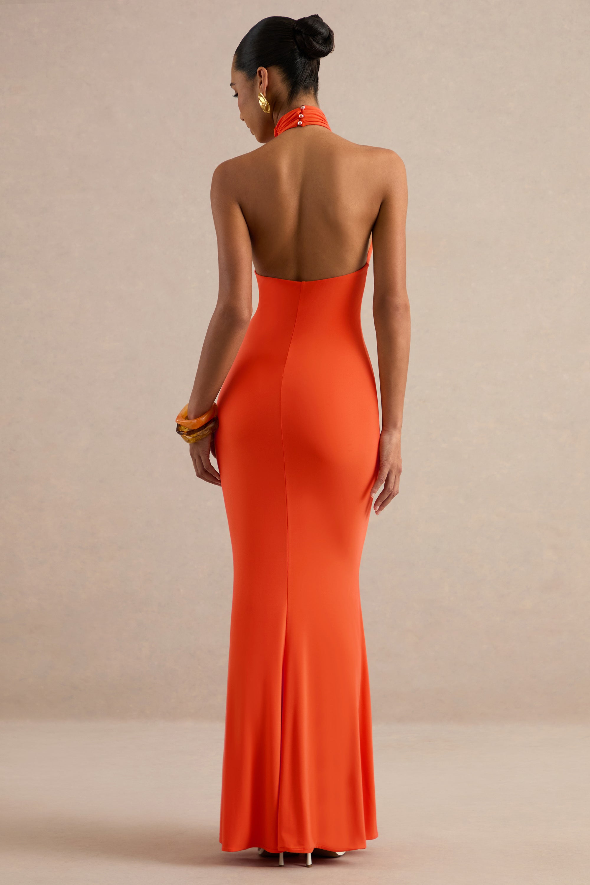 ECM_HR_CL138615070 - Namira _ Orange High-Neck Maxi Dress With Ruffled Detailing 2.jpg