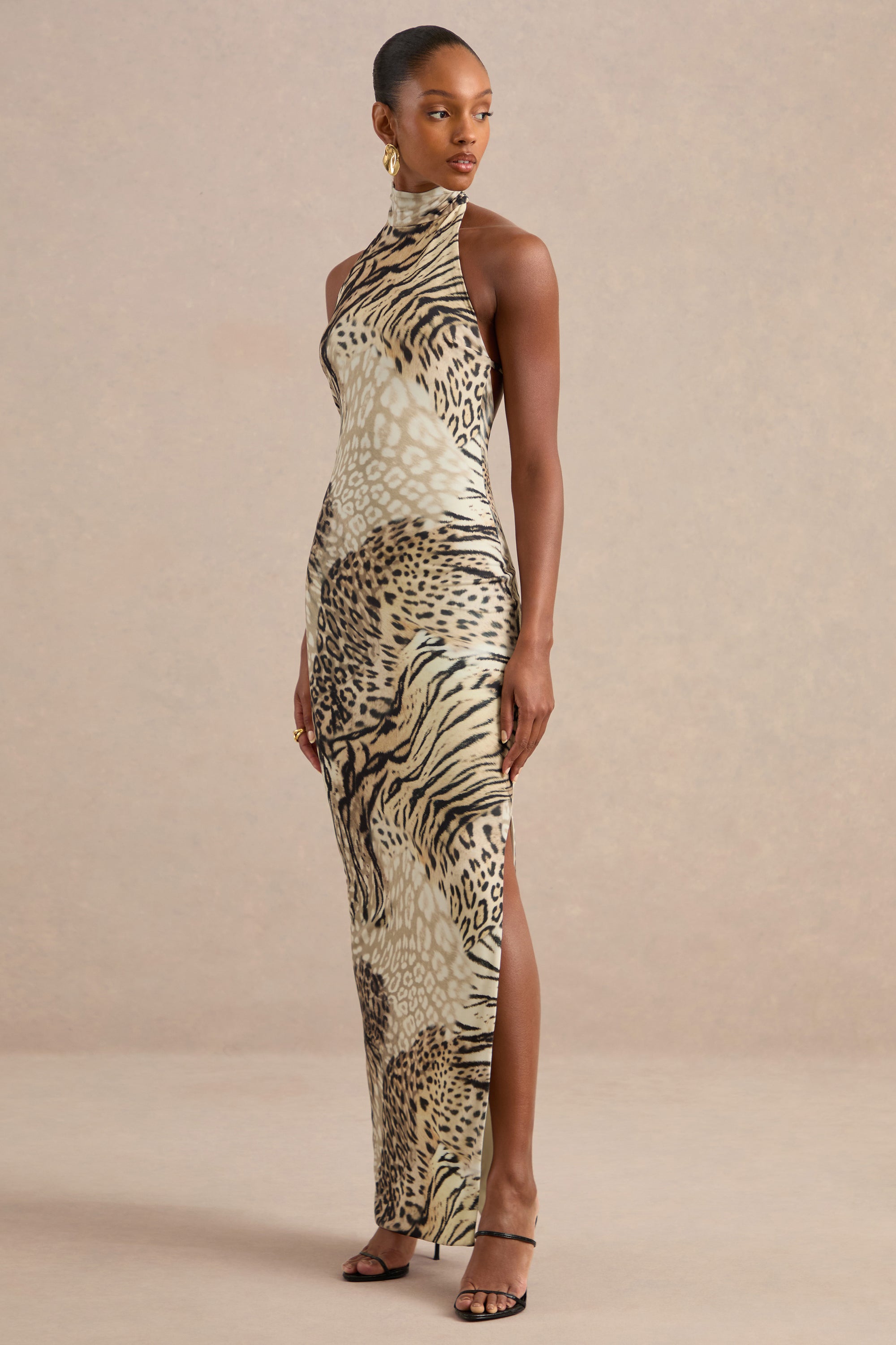 ECM_HR_CL138688021 - Arlise Brown Animal Print Halter-Neck Maxi Dress1.jpg