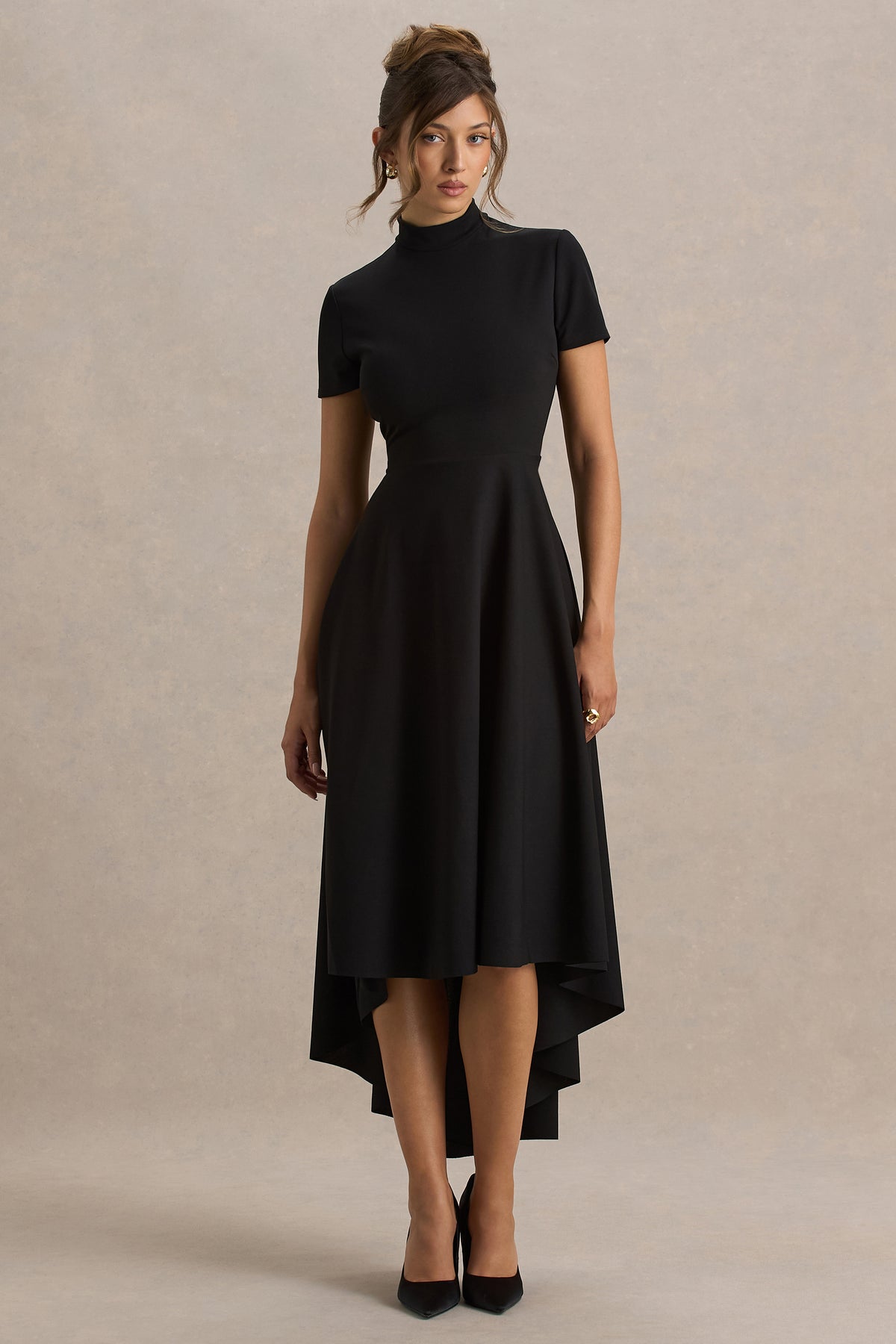 ECM_HR_CL138718001 - Bellona Black High-Neck High-Low Midi Dress 03_HERO.jpg