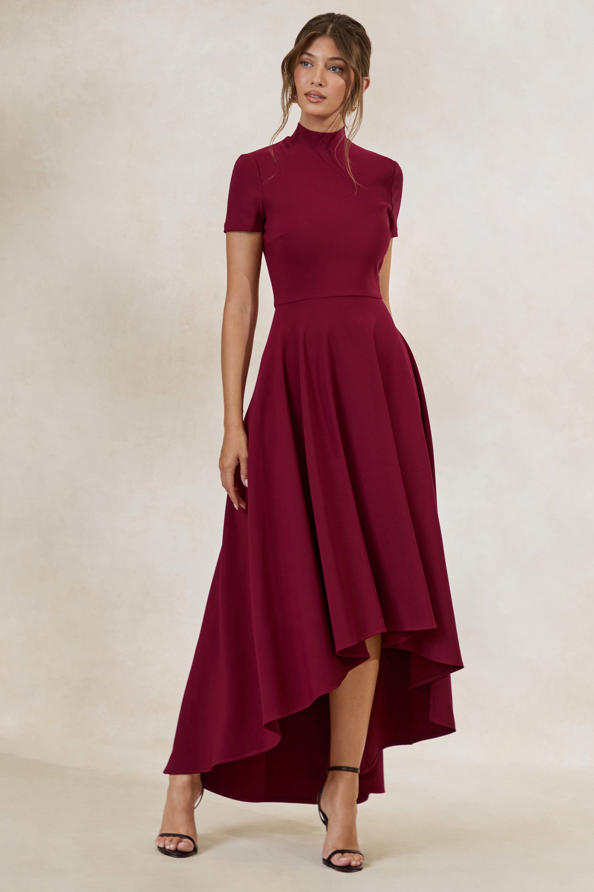 ECM_HR_CL138718101 - Bellona _ Burgundy High-Neck High-Low Midi Dress 0.jpg