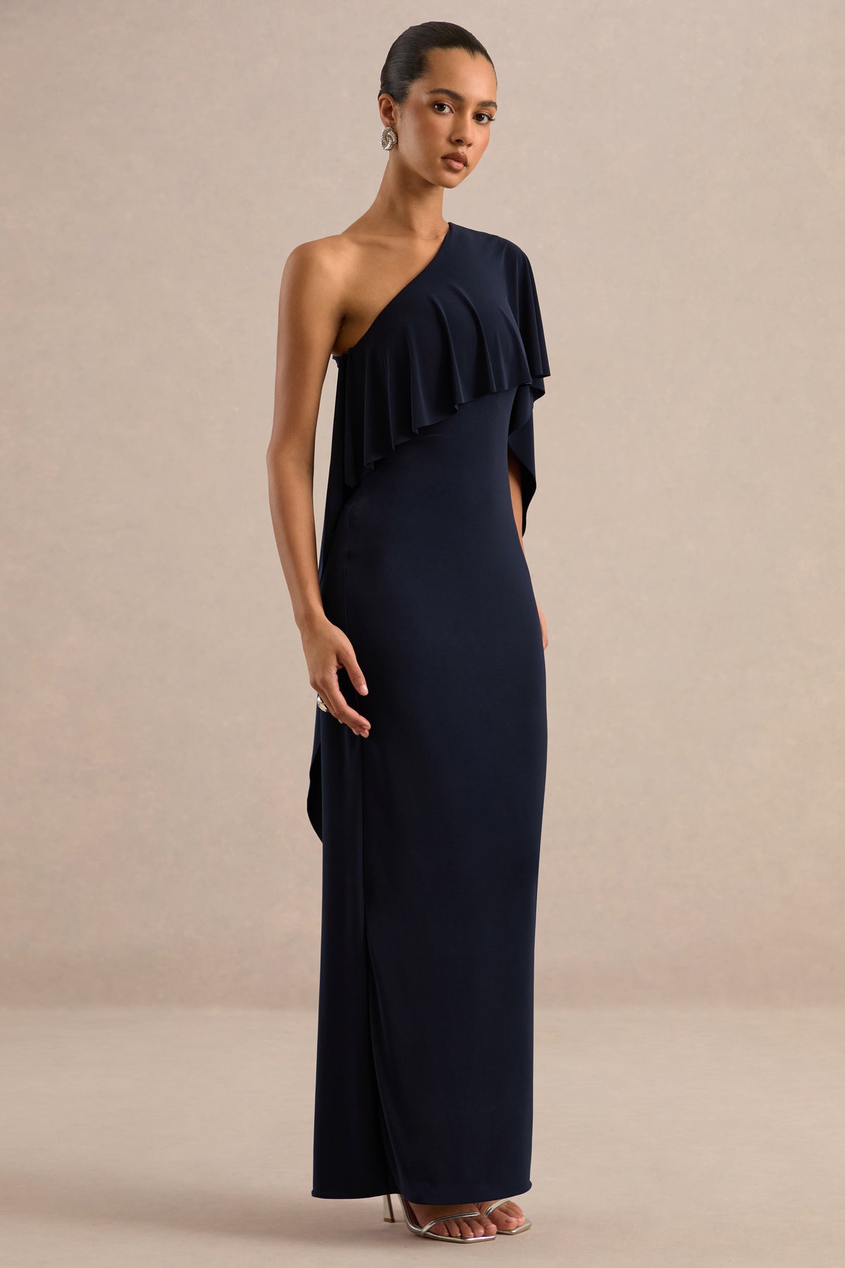 ECM_HR_CL138736010 - Ciarra Navy Asymmetric-Neck Maxi Dress With Cape Detail1.jpg