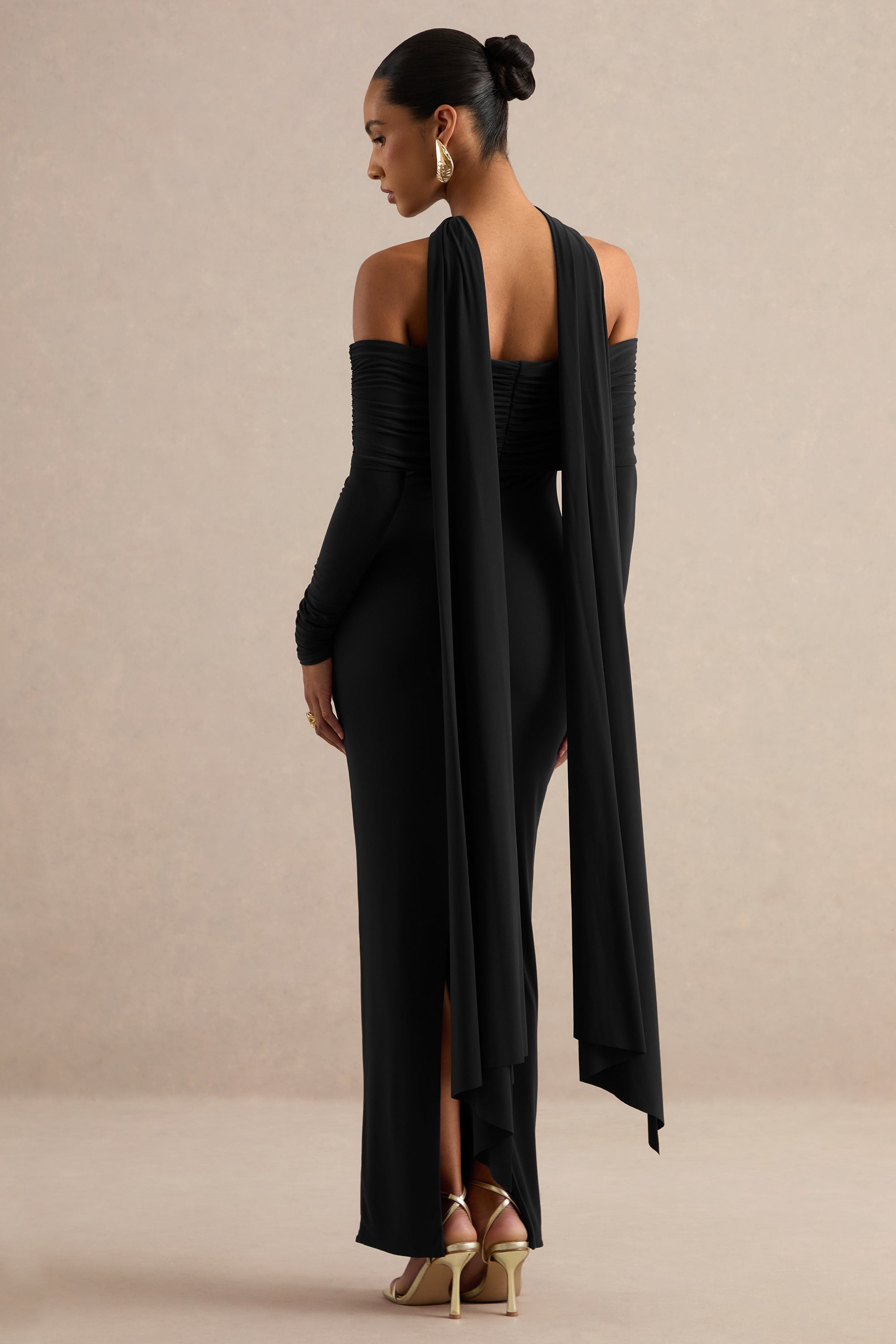 ECM_HR_CL138756001 - Julissa _ Black Bardot-Neck Maxi Dress With Scarf Detail 3.jpg