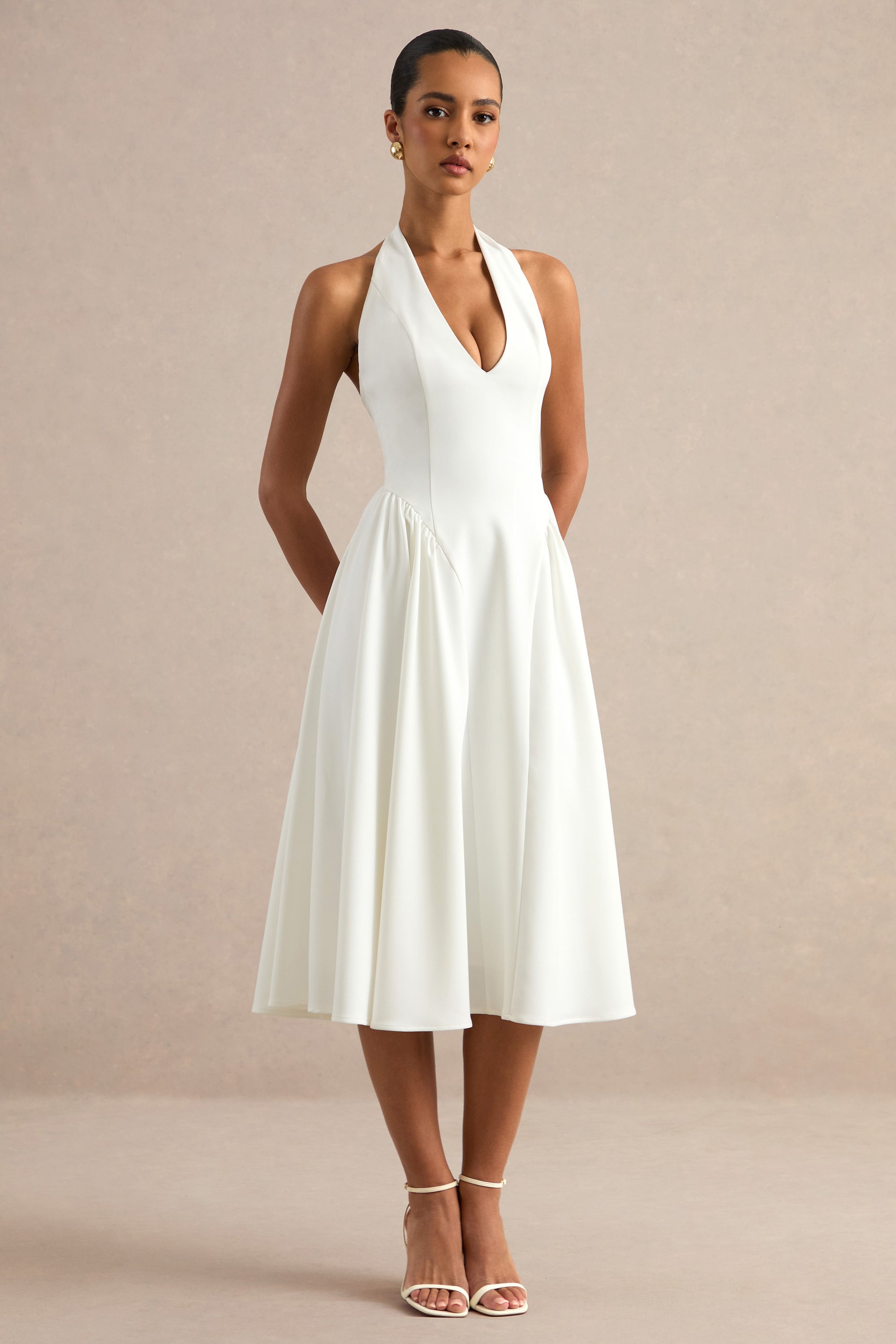 ECM_HR_CL138787110 - Mirel _ White Halter-Neck Midi Dress 2.jpg
