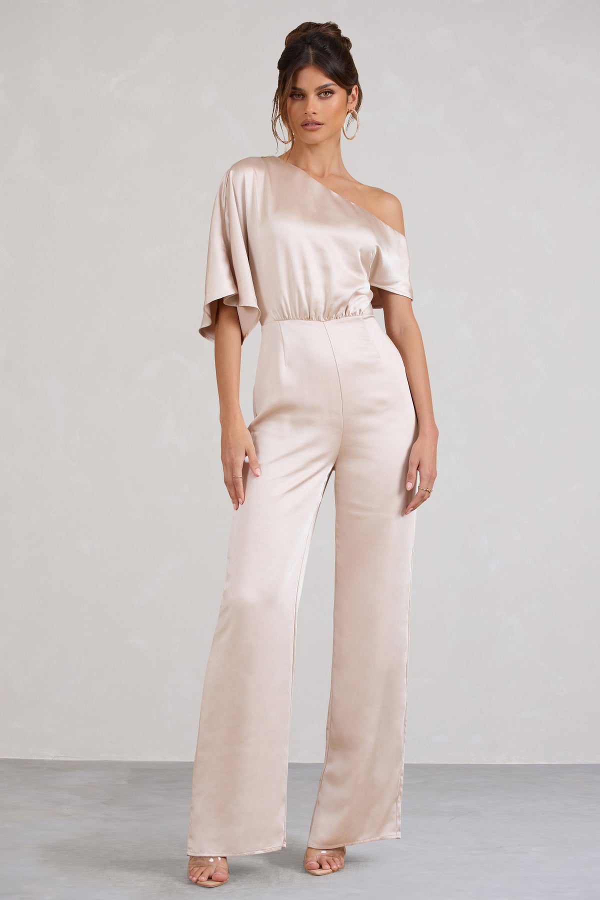 Combinaison Femme évasée Avec Ceinture - Style Années 70 - Manches Courtes, Encolure Contrastée - Taille S à XXL - 4