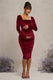 WB_CC_CL129815037-NewLife_BerryVelvetMaternitySquareNeckRuchedMidiDress4