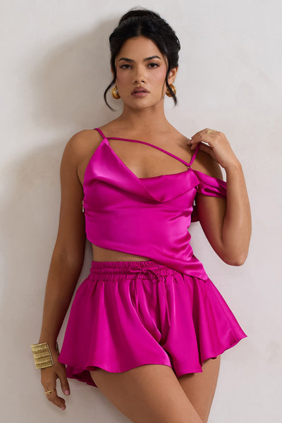 Tenue de soirée short taille haute clearance