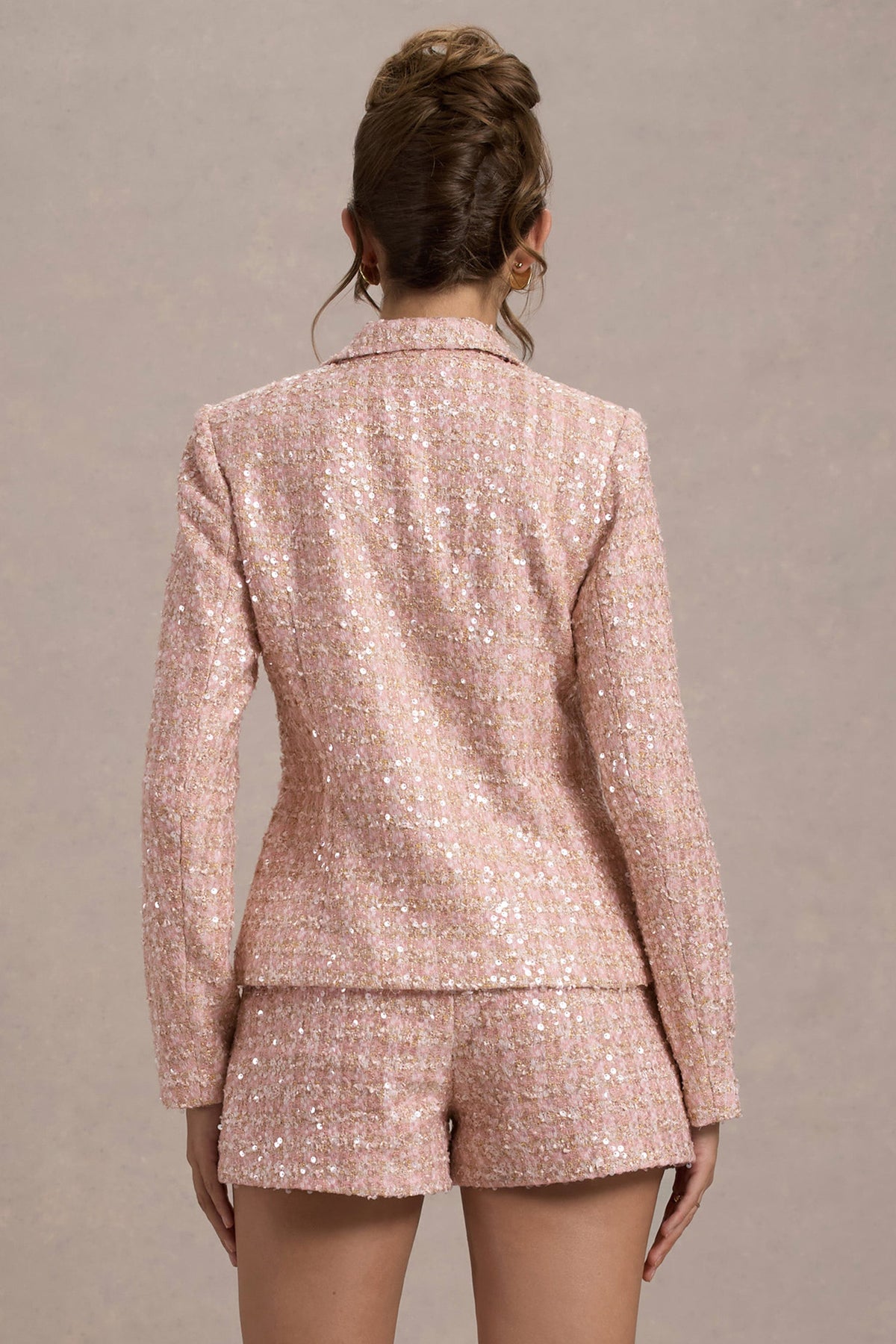 Marena | Blazer tailleur rose blush