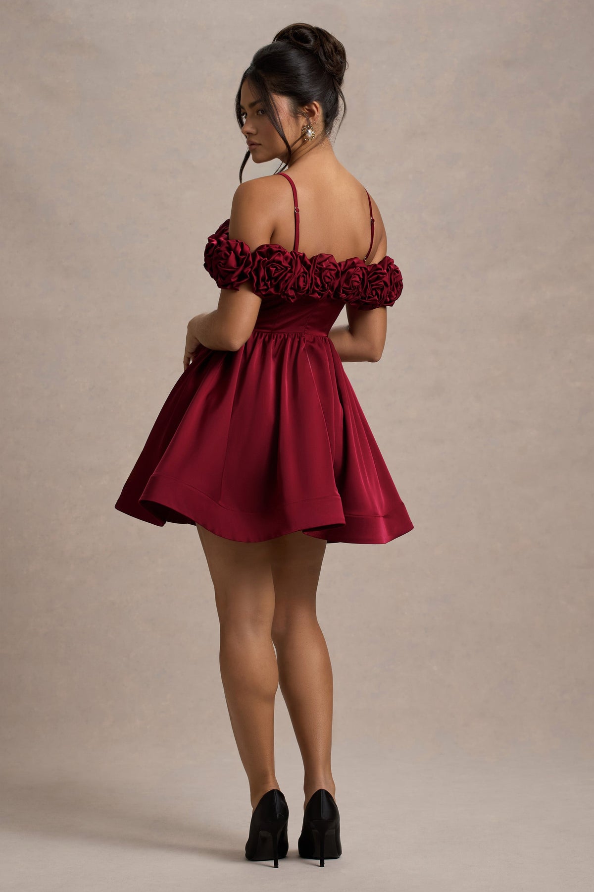 Robe patineuse satin outlet