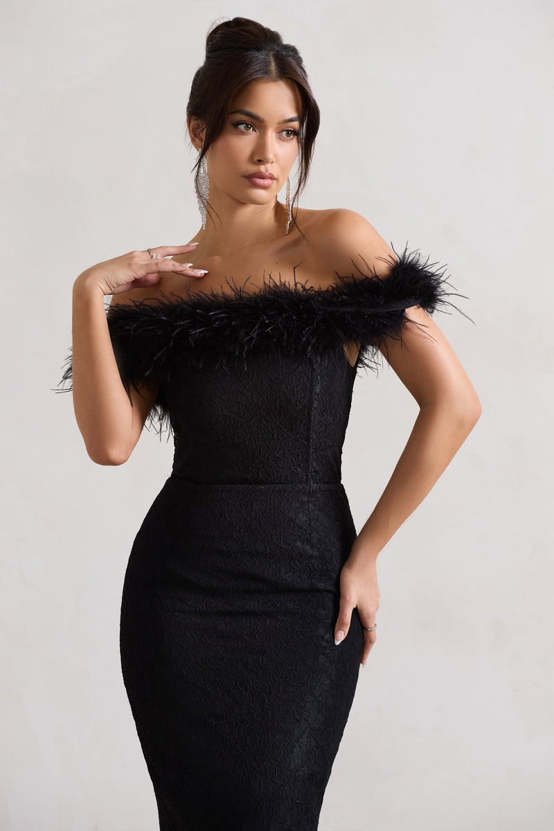 Robe Cocktail Noire Dentelle London Times Taille 16 - Col Nacré, Sans Manches
