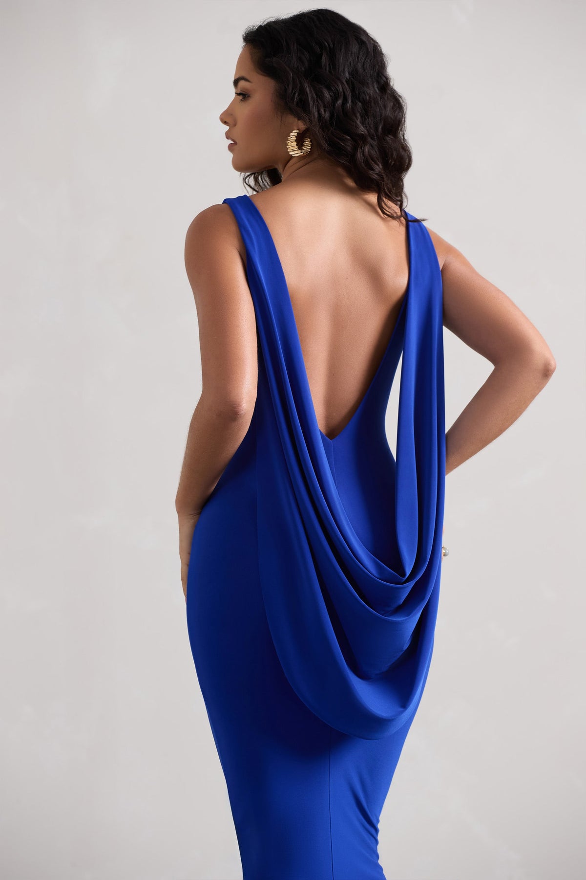 Robes bleus avec col en v pour femme Robes bleus avec col en v pour femme