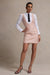 Oxford | Mini-robe salopette rose sans manches