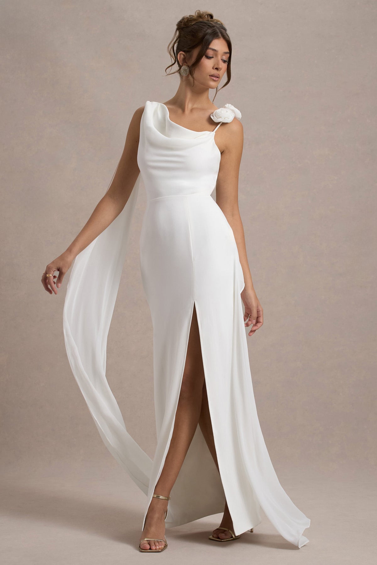 Robe mousseline blanche online