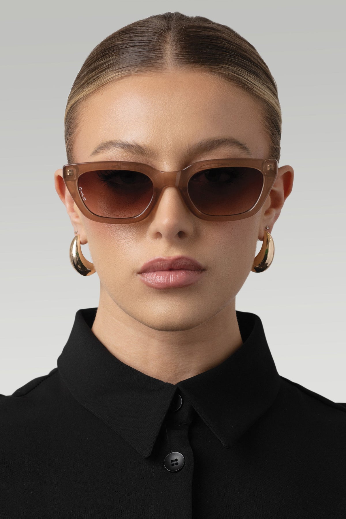Nove | Lunettes de soleil Otra Slim arrondies en œil de chat